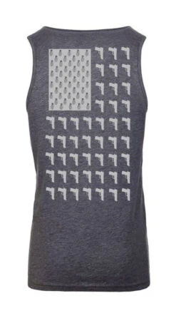 LA Police Gear Men's Grenade Flag Tank Top -Vanguard Uniforms la police gear mens grenade flag tank top tank grenade 20940.1631657263
