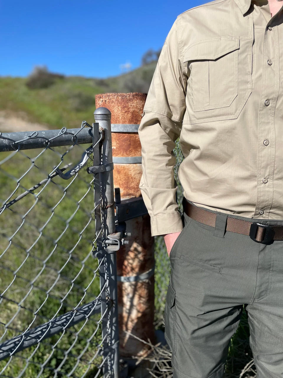 LA Police Gear Men's Long Sleeve Battle Rattle Stretch Field Shirt 7 LA Police Gear Men's Long Sleeve Battle Rattle Stretch Field Shirt - Image 5