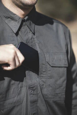 LA Police Gear Men's Long Sleeve Tactical Field Shirt 2.0 -Vanguard Uniforms la police gear mens long sleeve tactical field shirt 2.0 ls field 33001.1609339014