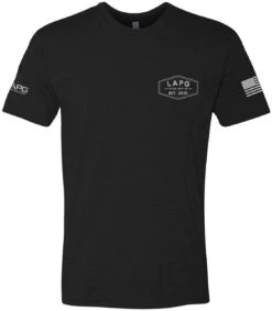 LA Police Gear Men's TBL Grenade Flag Short Sleeve T-Shirt -Vanguard Uniforms la police gear mens tbl grenade flag short sleeve t shirt tbl grenadeflag 58222.1601519325