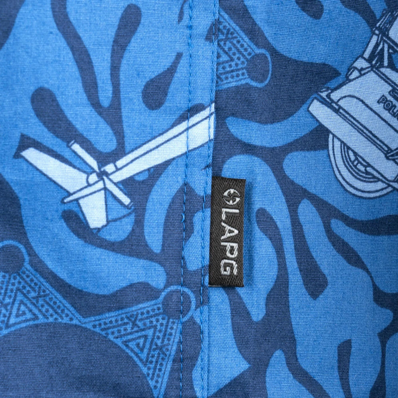 LA Police Gear Police Tactical Tiki™ Short Sleeve Button Up Shirt 7 LA Police Gear Police Tactical Tiki™ Short Sleeve Button Up Shirt - Image 5