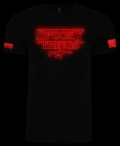 LA Police Gear Spooky Things Glow In The Dark T-Shirt -Vanguard Uniforms la police gear spooky things t shirt spookythings 15985.1634202388