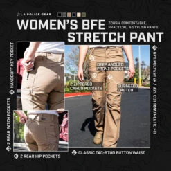 LA Police Gear Women's BFE Stretch Pant -Vanguard Uniforms la police gear womens bfe stretch pant w bfe pant 66124.1683950760