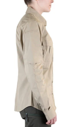 LA Police Gear Women's Long Sleeve Battle Rattle Stretch Field Shirt -Vanguard Uniforms la police gear womens long sleeve battle rattle stretch field shirt wlsbrfs 55605.1681356755