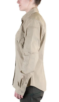 LA Police Gear Women's Long Sleeve Battle Rattle Stretch Field Shirt -Vanguard Uniforms la police gear womens long sleeve battle rattle stretch field shirt wlsbrfs 61775.1681355302