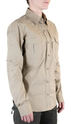 LA Police Gear Women's Long Sleeve Battle Rattle Stretch Field Shirt -Vanguard Uniforms la police gear womens long sleeve battle rattle stretch field shirt wlsbrfs 90581.1681355968