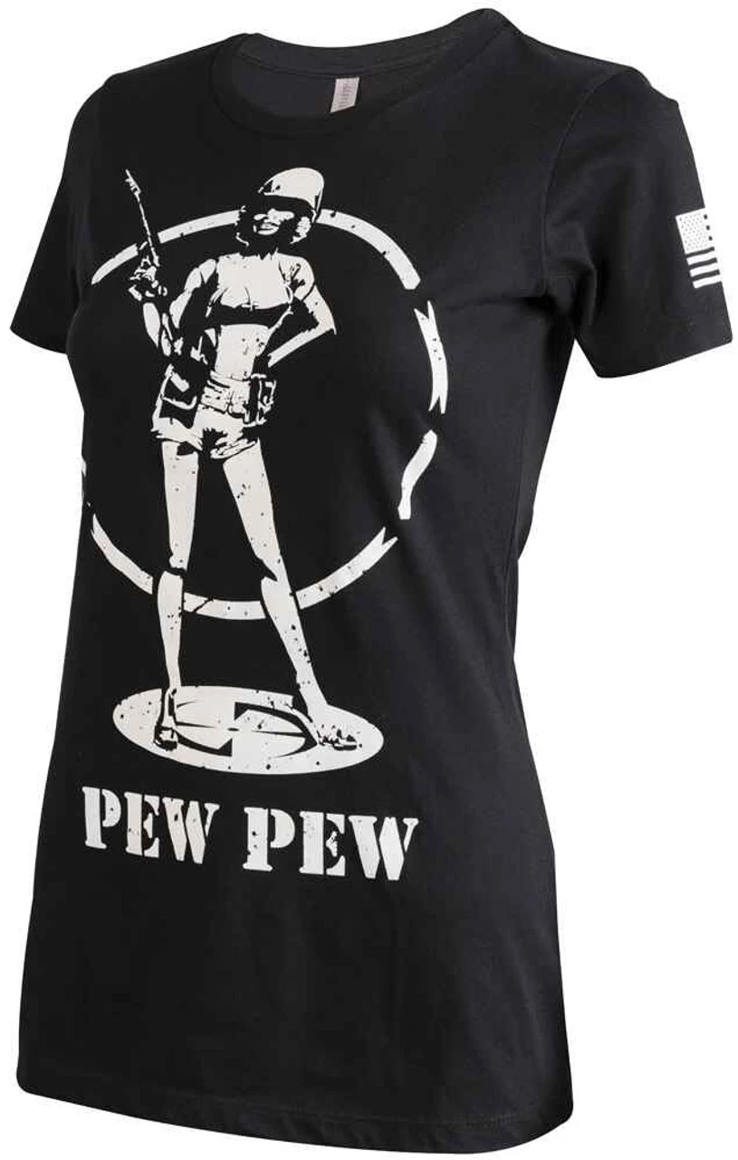 LA Police Gear Women's Pew Pew T-shirt 3 LA Police Gear Women's Pew Pew T-shirt