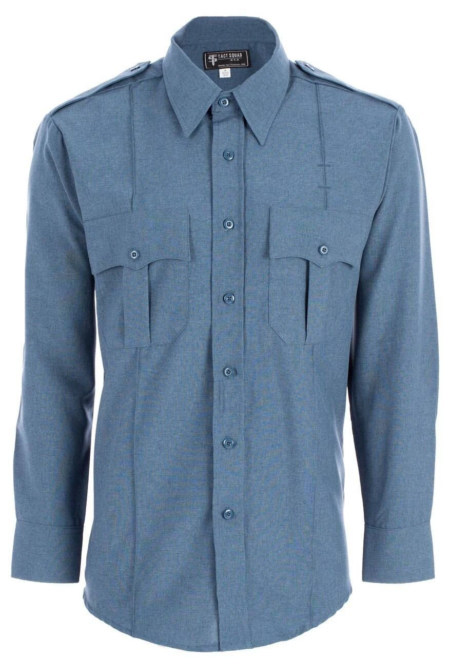 Tact Squad 100% Polyester L/S Shirt - 8002 3 Tact Squad 100% Polyester L/S Shirt - 8002
